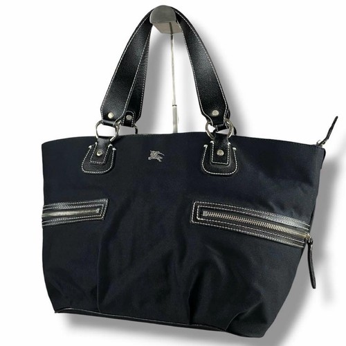 Burberry blue label black tote - burberry,
