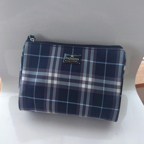 Burberrys vintage pouch blue - vintage,